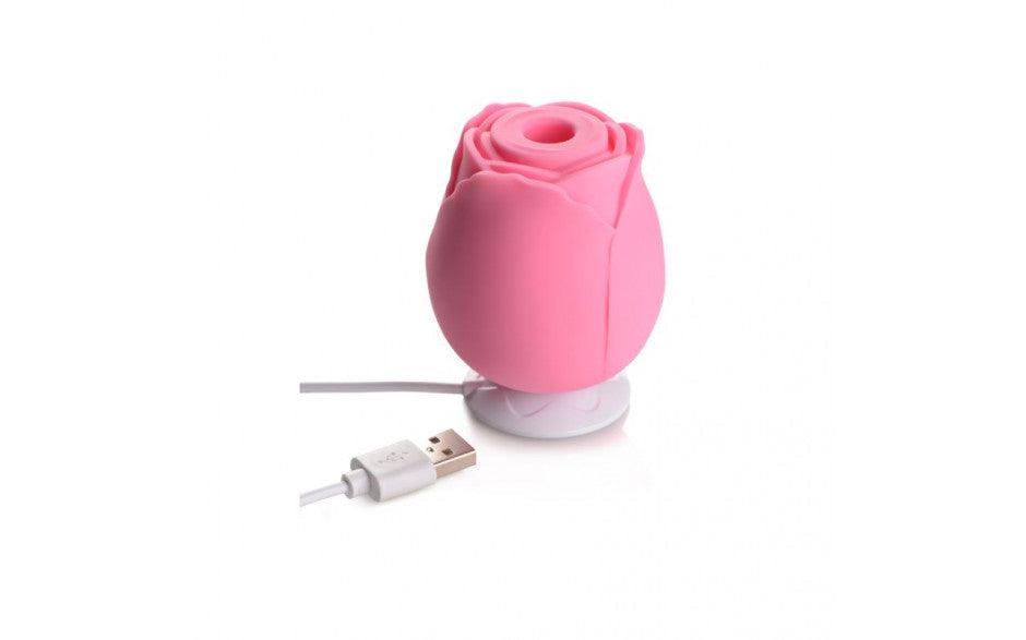 10X Wild Rose Silicone Suction Stimulator Pink - Naughty by Nature Adult Store