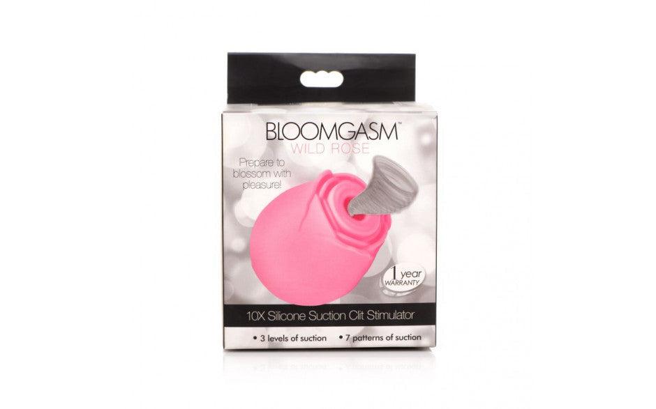 10X Wild Rose Silicone Suction Stimulator Pink - Naughty by Nature Adult Store