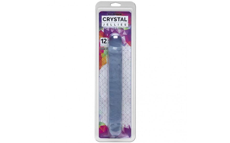 12 in Jr. Double Dong Clear - Adult Toys