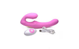 15X U-Pulse Strapless Strap-On w Remote Pink - Naughty by Nature Adult Store