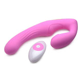 15X U-Pulse Strapless Strap-On w Remote Pink - Naughty by Nature Adult Store