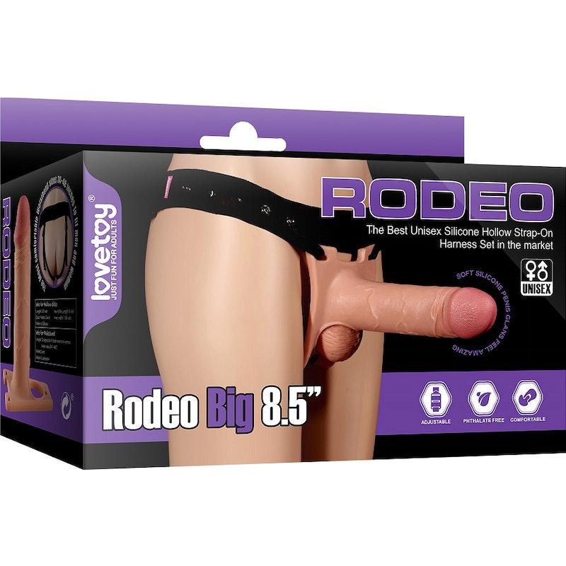 Rodeo Hollow Strap On Set 8.5in - Naughty by Nature Adult Store