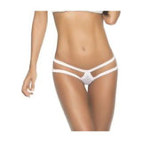 Cage Pantie White - Naughty by Nature Adult Store