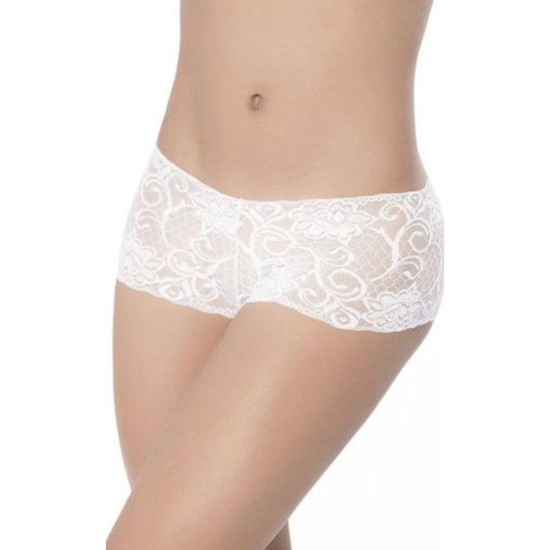 Lace Boyshort White - Naughty by Nature Adult Store