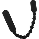 Rechargeable Booty Beads Black - Naughty by Nature Adult Store