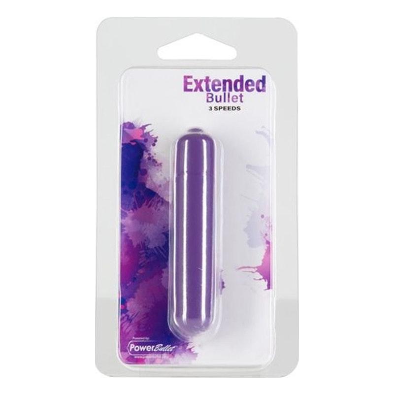 Power Bullet Extended 9cm 3 Speed Purple - Naughty by Nature Adult Store