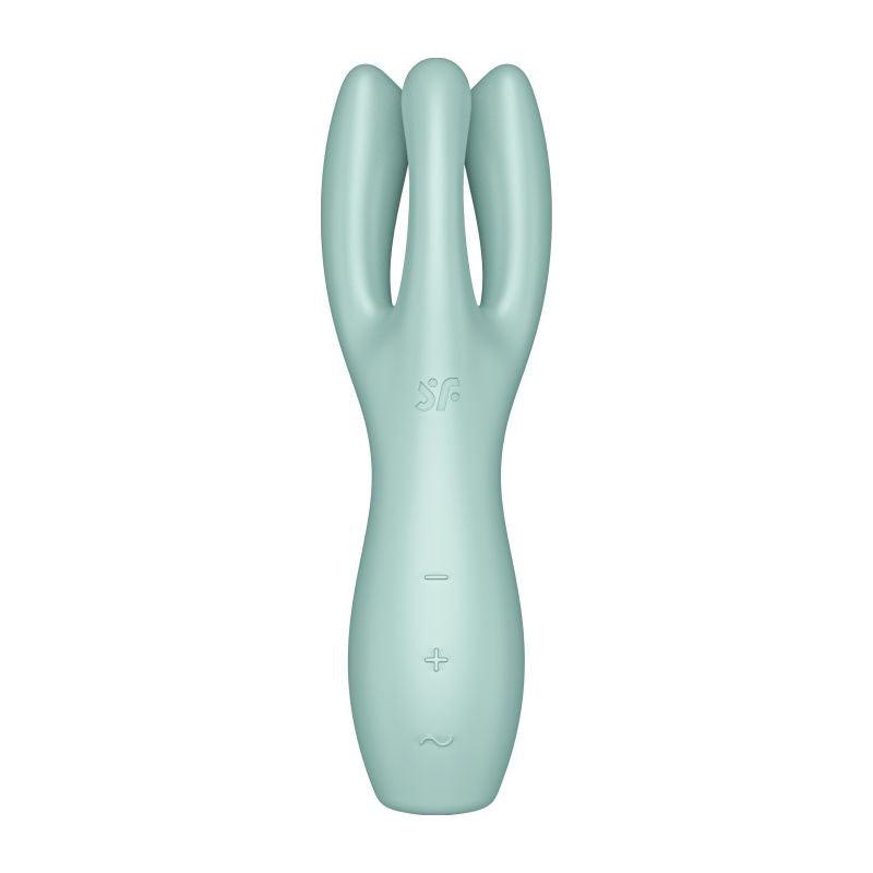 Satisfyer Threesome 3 Layon Vibrator Mint - Naughty by Nature Adult Store