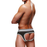 Prowler Open Back Brief White/Black - Naughty by Nature Adult Store