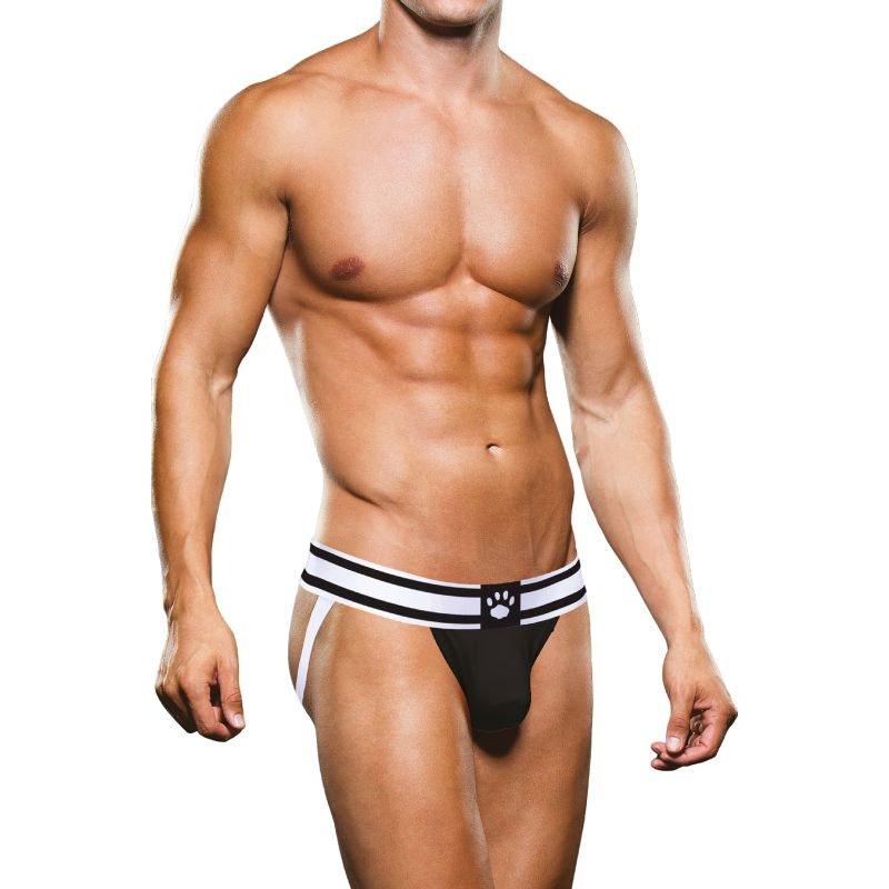 Prowler Jock Black/White - Naughty by Nature Adult Store