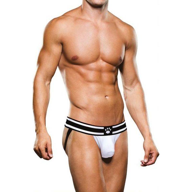 Prowler Jock White/Black - Naughty by Nature Adult Store