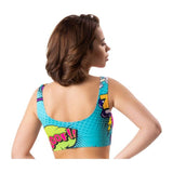 Comics Oh Crop Top - Naughty by Nature Adult Store