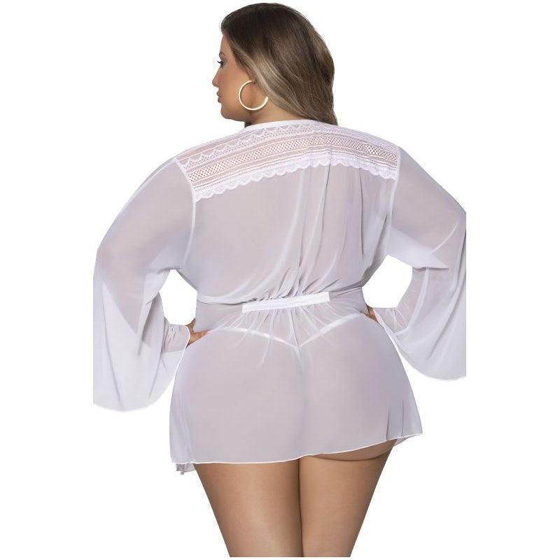 Flowing Short Robe - Naughty by Nature Adult Store