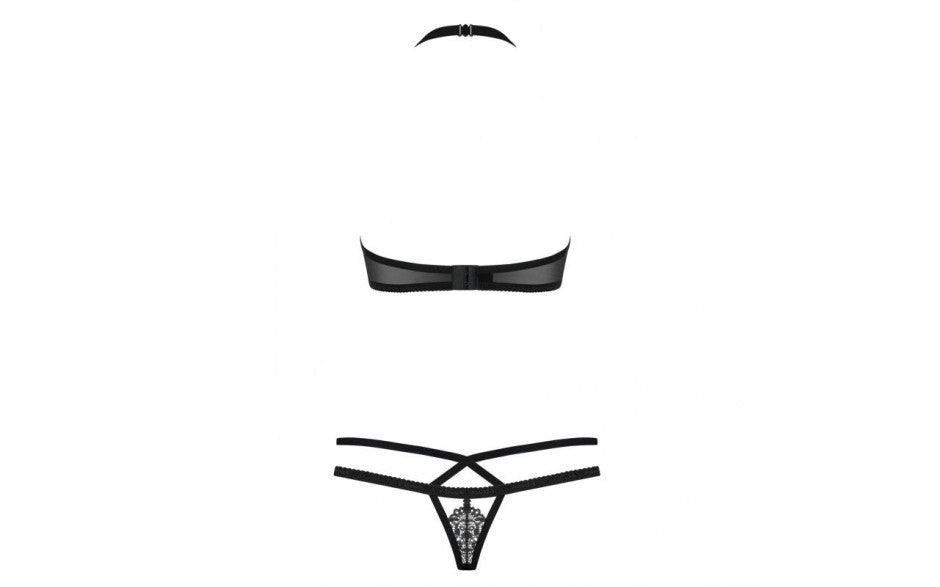 2 Pc Set 838 Black - Lingerie