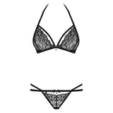 2 Pc Set 838 Black - Lingerie