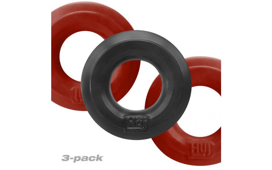 3 Pc Cockings by HunkyJunk Red/Tar Ice - Adult Toys