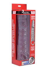 3in Extender Sleeve Clear - Adult Toys