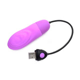 7X Pulsing Rechargeable Bullet Purple - Naughty by Nature Adult Store