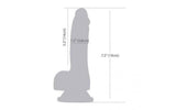 Addiction Luke 7.5in Glow in the Dark Silicone Dildo with Suction Base - Adult Toys