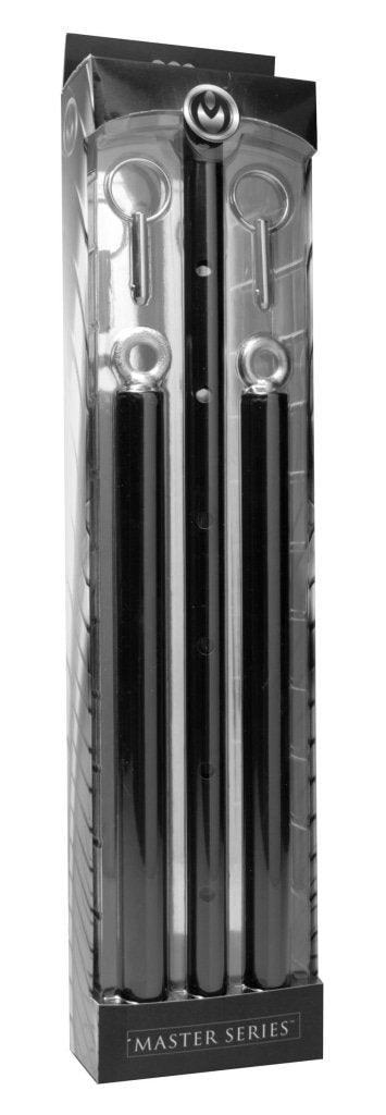 Adjustable Steel Spreader Bar Black - Adult Toys