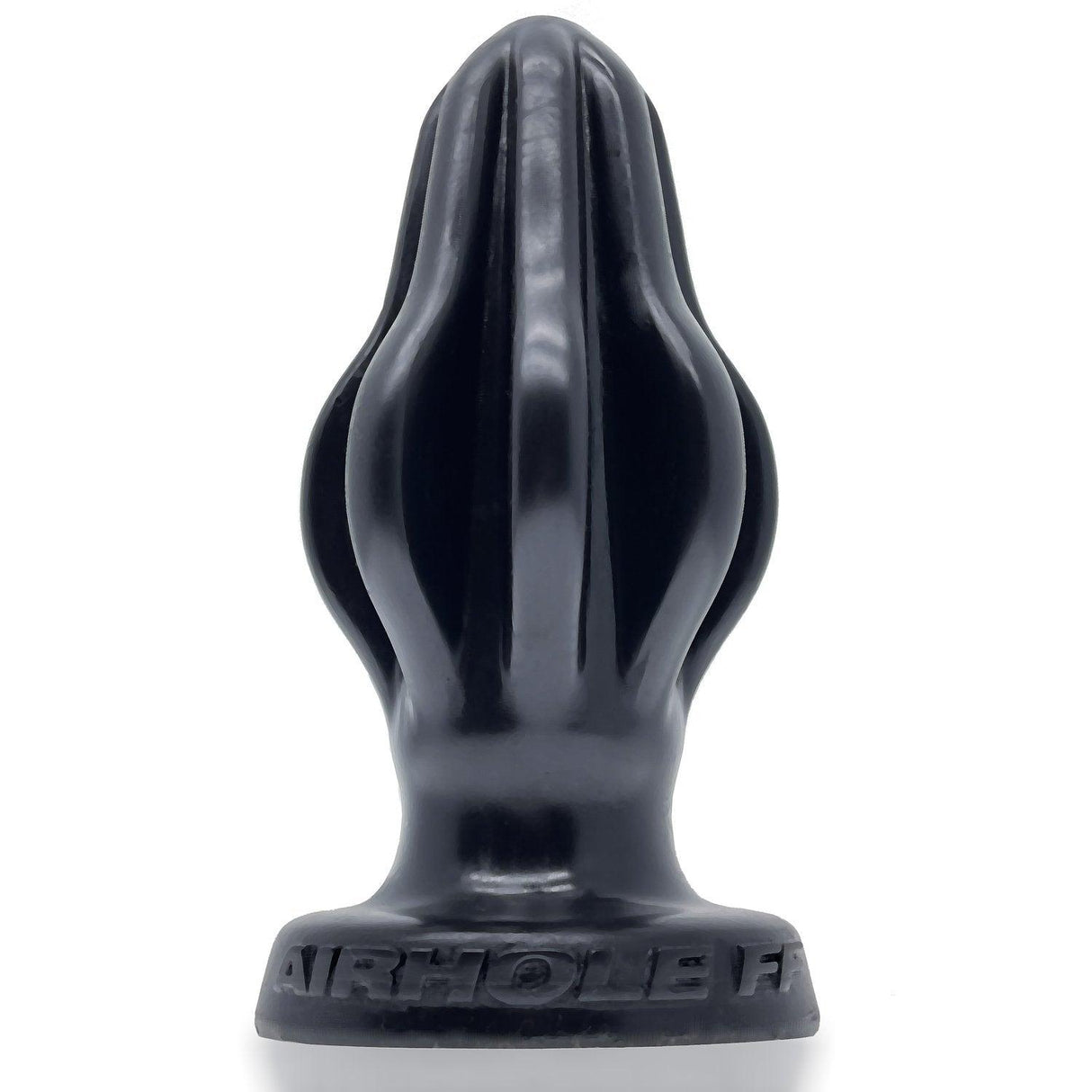 Airhole-1 Finned Buttplug Black - Naughty by Nature Adult Store