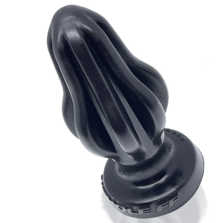 Airhole-1 Finned Buttplug Black - Naughty by Nature Adult Store