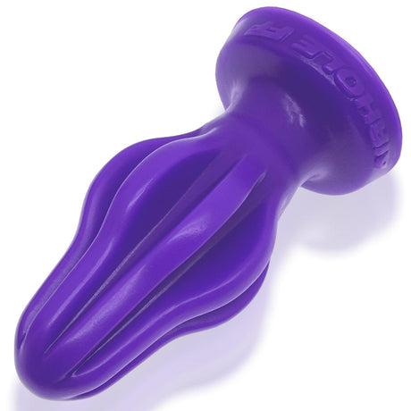 Airhole-1 Finned Buttplug Eggplant - Naughty by Nature Adult Store