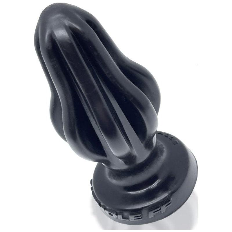 Airhole - 2 Finned Buttplug Black - Adult Toys