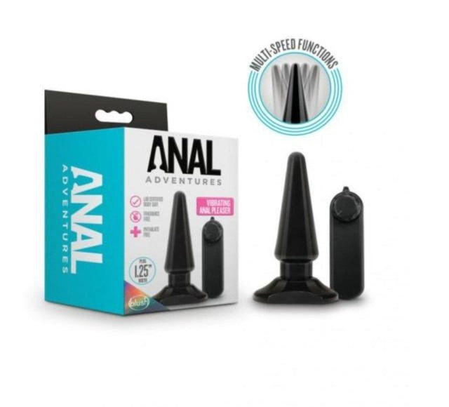 Anal Adventures Basic Vibrating Anal Pleaser - Naughty by Nature Adult Store