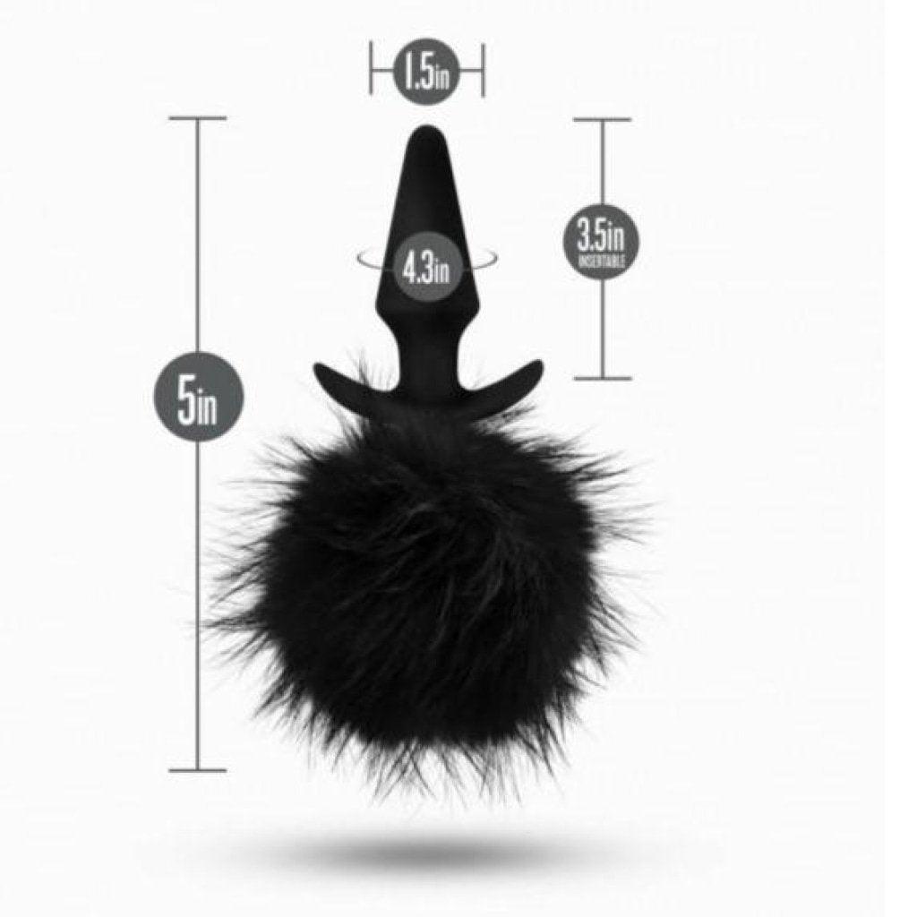 Anal Adventures Platinum Rabbit Tail Plug - Adult Toys