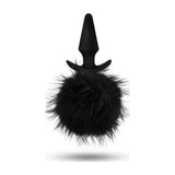 Anal Adventures Platinum Rabbit Tail Plug - Adult Toys