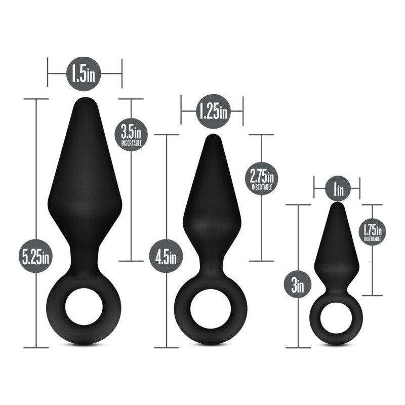 Anal Adventures Platinum Silicone Loop Plug Kit - Naughty by Nature Adult Store