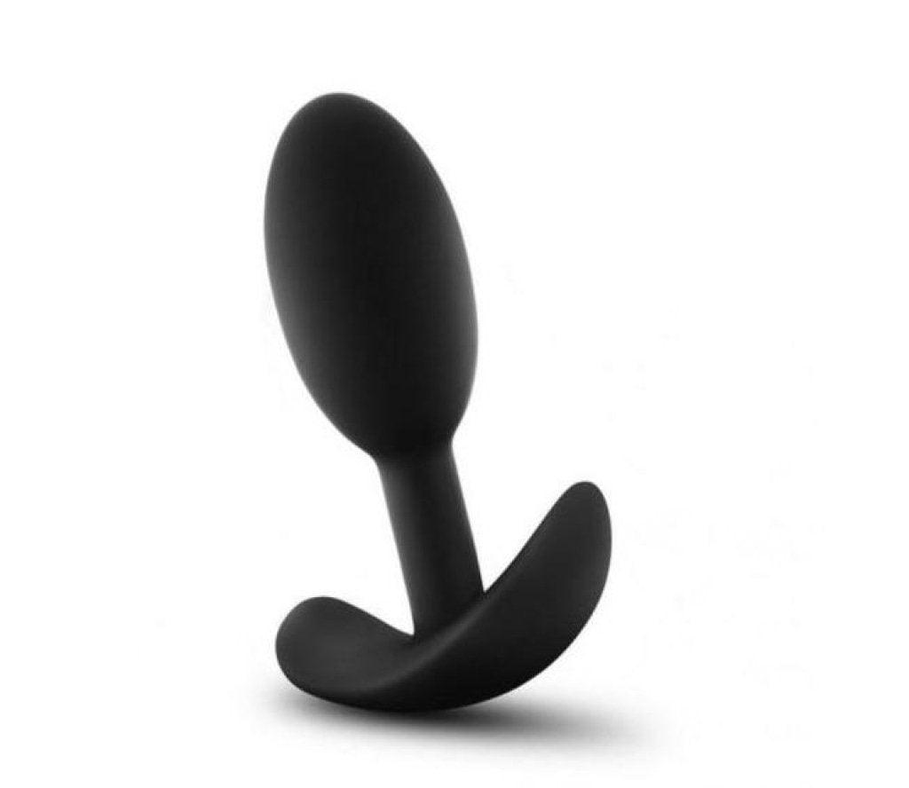 Anal Adventures Platinum Silicone Vibra Slim Plug Small - Naughty by Nature Adult Store