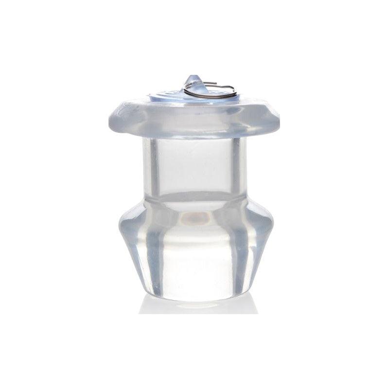 Ass Bung Clear Hollow Anal Dilator 3.5in Large - Adult Toys