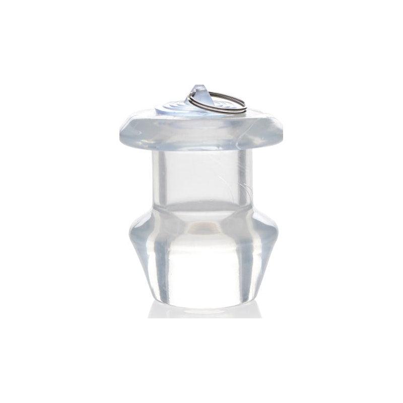 Ass Bung Clear Hollow Anal Dilator 3in Medium - Adult Toys