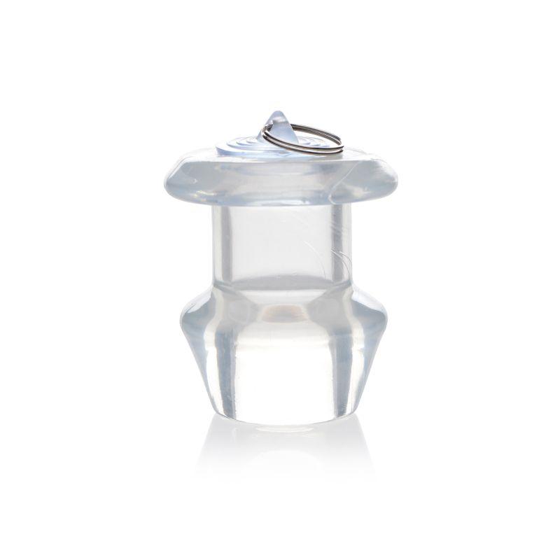 Ass Bung Clear Hollow Anal Dilator 3in Medium - Adult Toys
