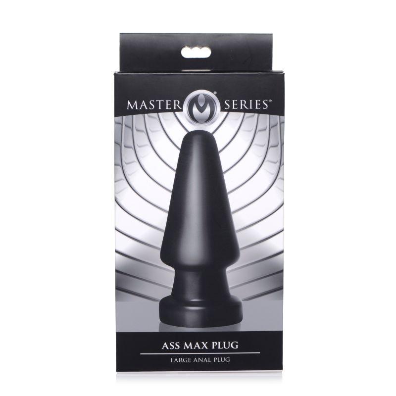 Ass Max Plug Large Anal Plug Black - Adult Toys