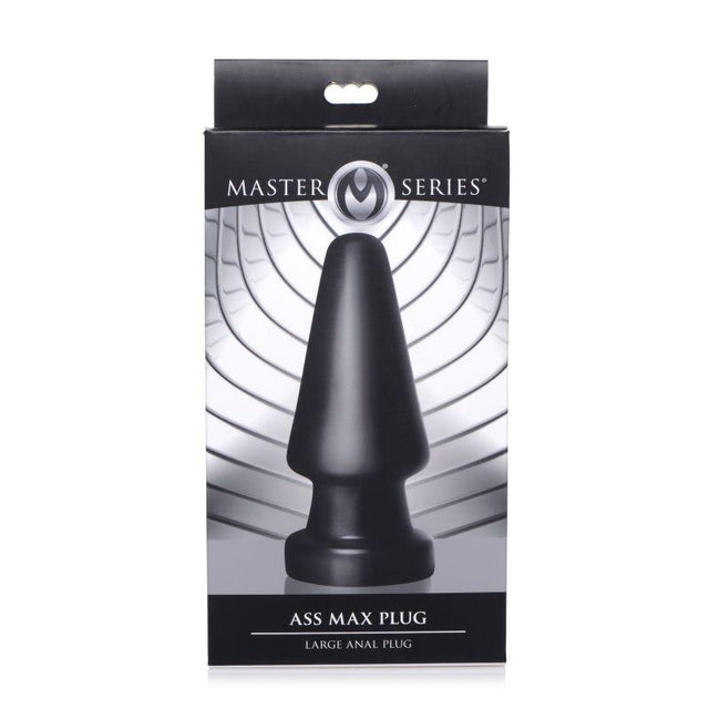 Ass Max Plug Large Anal Plug Black - Adult Toys