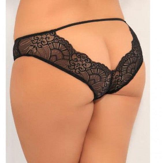 Attention Seeker Open Back Panty - Lingerie