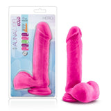 Au Naturel Bold Hero 8in Dildo Pink - Adult Toys