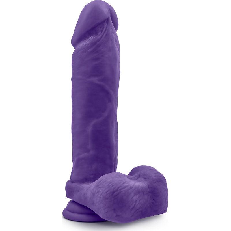 Au Naturel Bold Massive 9in Purple - Adult Toys