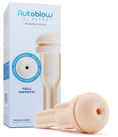 Autoblow AI Ultra Anus Sleeve - Beige - Naughty by Nature Adult Store