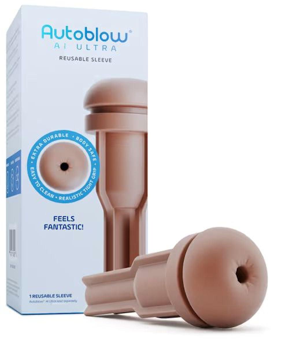 Autoblow AI Ultra Anus Sleeve - Brown - MASTURBATORS - PREMIUM