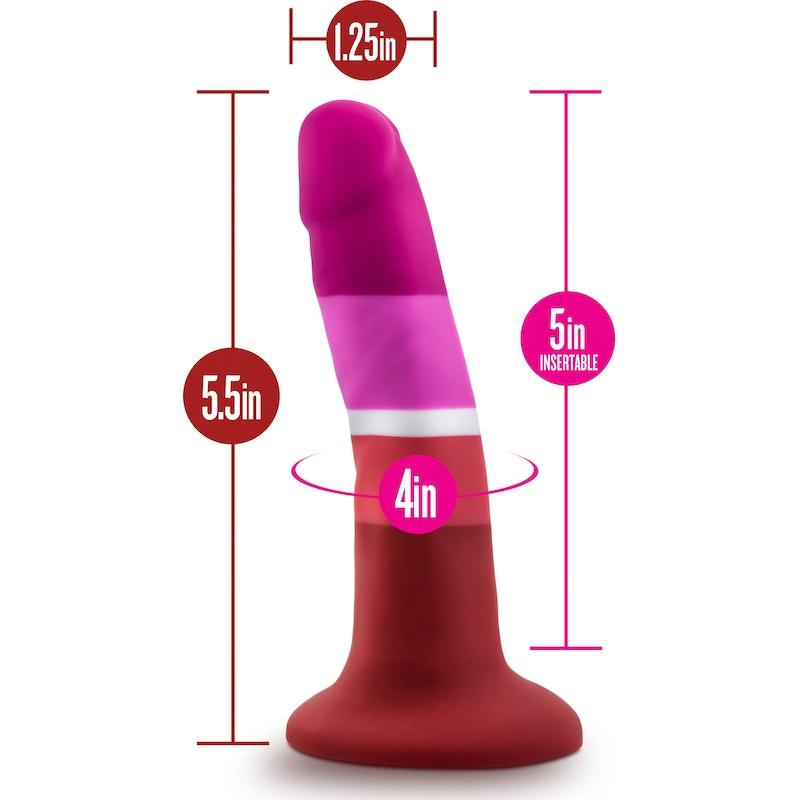 Avant Pride P3 Beauty Silicone Dildo - Naughty by Nature Adult Store