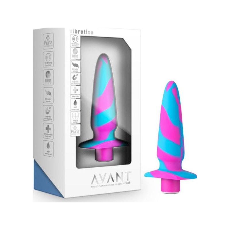 Avant Vibrotize Silicone Mini Anal Vibe Fuchsia - Naughty by Nature Adult Store