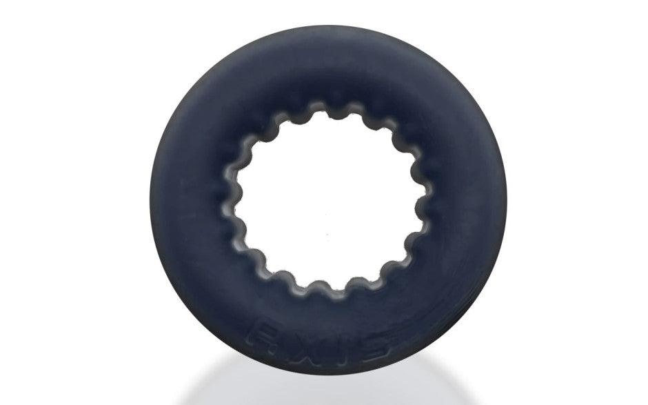 Axis Rib Griphold Cockring Black Ice - Adult Toys