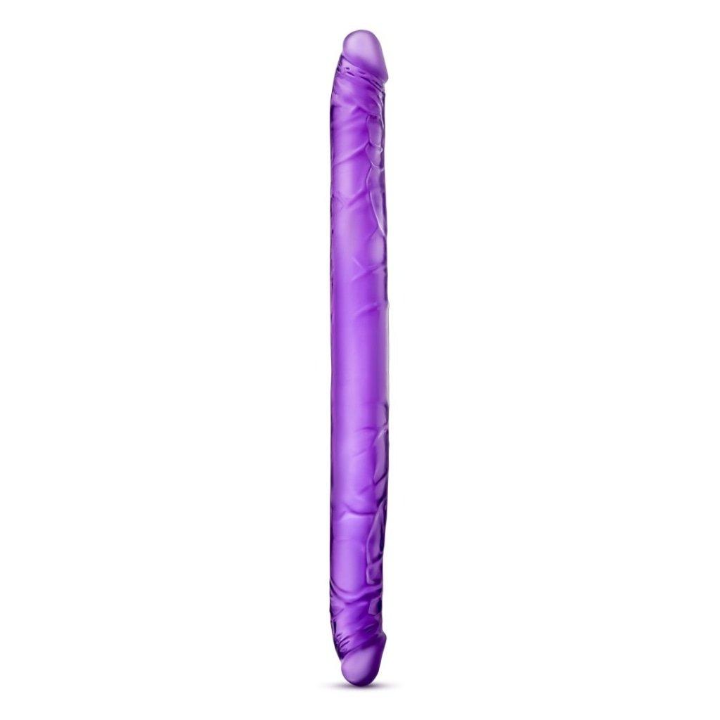 B Yours Double Dildo Purple 16in - Naughty by Nature Adult Store