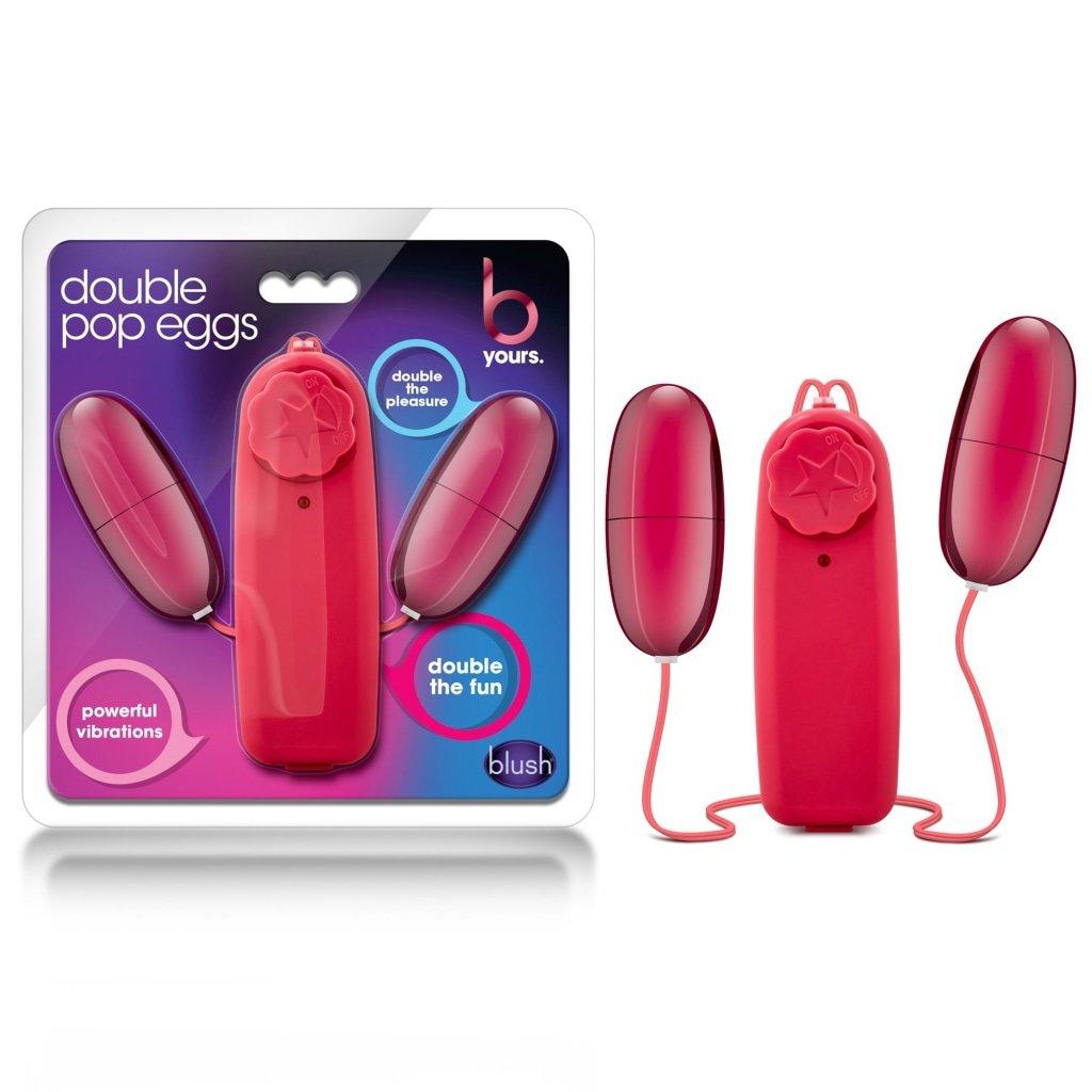 B Yours Double Pop Eggs Cerise - Naughty by Nature Adult Store