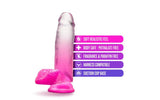 B Yours Sugar Magnolia 7in Dildo Fuchsia - Naughty by Nature Adult Store