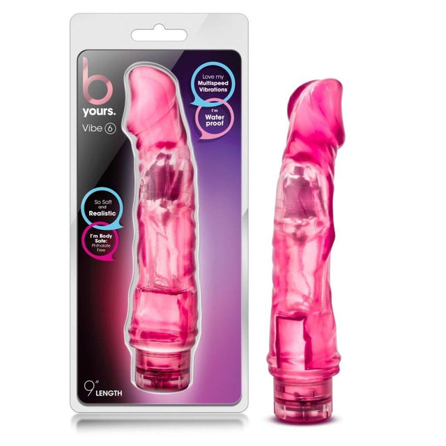 B Yours Vibe 6 Pink - Naughty by Nature Adult Store