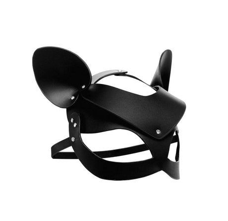 Bad Kitten Leather Cat Mask - Naughty by Nature Adult Store